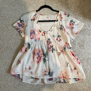 Lucky Brand baby doll shirt